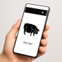 כיסוי בעיצוב אישי עם השם שלך לדגם - Google Pixel 6a 5G בעיצוב חזיר