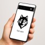 כיסוי בעיצוב אישי עם השם שלך לדגם - Google Pixel 6a 5G בעיצוב זאב