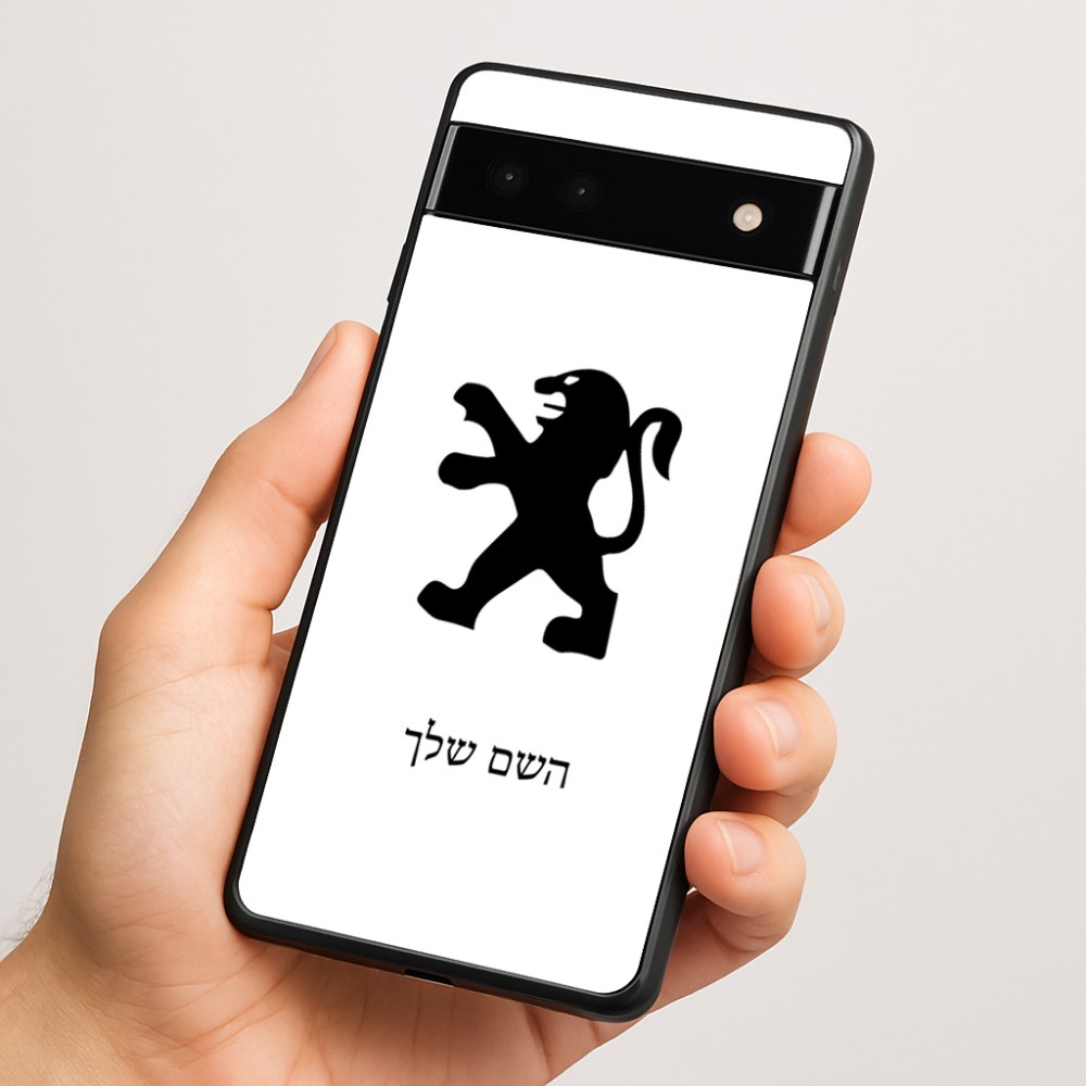 כיסוי בעיצוב אישי עם השם שלך לדגם - Google Pixel 6a 5G בעיצוב פיג'ו