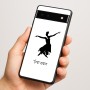 כיסוי בעיצוב אישי עם השם שלך לדגם - Google Pixel 6a 5G בעיצוב בלרינה
