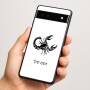 כיסוי בעיצוב אישי עם השם שלך לדגם - Google Pixel 6a 5G בעיצוב מזלות - עקרב