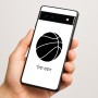 כיסוי בעיצוב אישי עם השם שלך לדגם - Google Pixel 6a 5G בעיצוב כדורסל