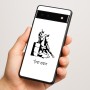 כיסוי בעיצוב אישי עם השם שלך לדגם - Google Pixel 6a 5G בעיצוב קאוגירל