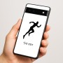 כיסוי בעיצוב אישי עם השם שלך לדגם - Google Pixel 6a 5G בעיצוב רץ