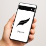 כיסוי בעיצוב אישי עם השם שלך לדגם - Google Pixel 6a 5G בעיצוב נוצת נוצה