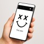 כיסוי בעיצוב אישי עם השם שלך לדגם - Google Pixel 6a 5G בעיצוב סמיילי