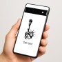 כיסוי בעיצוב אישי עם השם שלך לדגם - Google Pixel 6a 5G בעיצוב פסל החירות