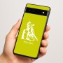 כיסוי בעיצוב אישי עם השם שלך לדגם - Google Pixel 6a 5G בעיצוב קאוגירל