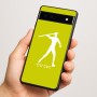 כיסוי בעיצוב אישי עם השם שלך לדגם - Google Pixel 6a 5G בעיצוב זורק כידון