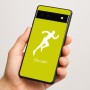 כיסוי בעיצוב אישי עם השם שלך לדגם - Google Pixel 6a 5G בעיצוב רץ