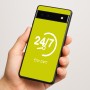 כיסוי בעיצוב אישי עם השם שלך לדגם - Google Pixel 6a 5G בעיצוב 24 ביולי