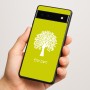 כיסוי בעיצוב אישי עם השם שלך לדגם - Google Pixel 6a 5G בעיצוב עץ