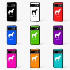 כיסוי בעיצוב אישי עם השם שלך לדגם - Google Pixel 7 5G בעיצוב סוס