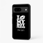 כיסוי בעיצוב אישי עם השם שלך לדגם - Google Pixel 7 5G בעיצוב נשקי את חבר שלי