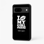 כיסוי בעיצוב אישי עם השם שלך לדגם - Google Pixel 7 5G בעיצוב לנשק את החברה שלי