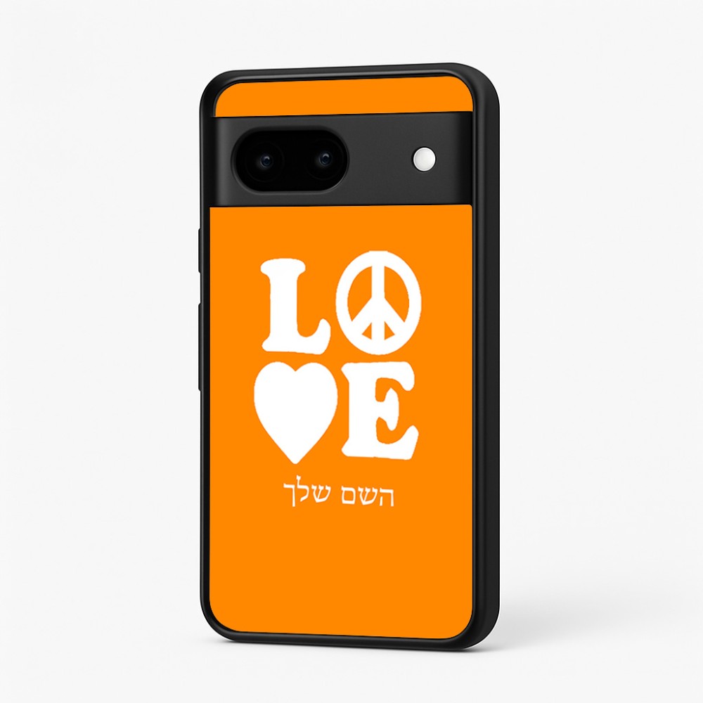 כיסוי בעיצוב אישי עם השם שלך לדגם - Google Pixel 7 5G בעיצוב אהבה
