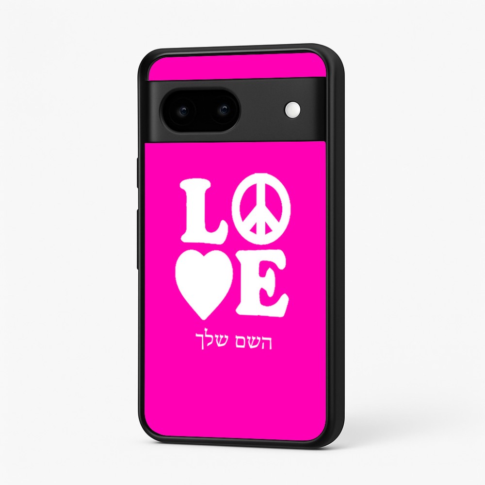 כיסוי בעיצוב אישי עם השם שלך לדגם - Google Pixel 7 5G בעיצוב אהבה