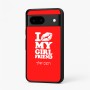 כיסוי בעיצוב אישי עם השם שלך לדגם - Google Pixel 7 5G בעיצוב לנשק את החברה שלי