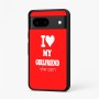 כיסוי בעיצוב אישי עם השם שלך לדגם - Google Pixel 7 5G בעיצוב אוהב את החברה שלי