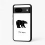 כיסוי בעיצוב אישי עם השם שלך לדגם - Google Pixel 7 5G בעיצוב דוב