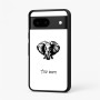 כיסוי בעיצוב אישי עם השם שלך לדגם - Google Pixel 7 5G בעיצוב ראש פיל