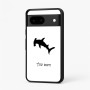 כיסוי בעיצוב אישי עם השם שלך לדגם - Google Pixel 7 5G בעיצוב כריש ראש פטיש