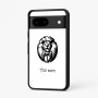 כיסוי בעיצוב אישי עם השם שלך לדגם - Google Pixel 7 5G בעיצוב פני אריה