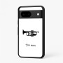 כיסוי בעיצוב אישי עם השם שלך לדגם - Google Pixel 7 5G בעיצוב חצוצרה