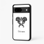 כיסוי בעיצוב אישי עם השם שלך לדגם - Google Pixel 7 5G בעיצוב פרחי קרן