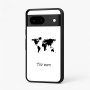 כיסוי בעיצוב אישי עם השם שלך לדגם - Google Pixel 7 5G בעיצוב מפת העולם