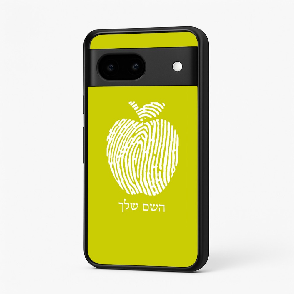 כיסוי בעיצוב אישי עם השם שלך לדגם - Google Pixel 7 5G בעיצוב הדפס תפוח