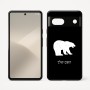 כיסוי בעיצוב אישי עם השם שלך לדגם - Google Pixel 7 5G בעיצוב דוב