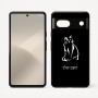 כיסוי בעיצוב אישי עם השם שלך לדגם - Google Pixel 7 5G בעיצוב חתול