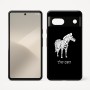 כיסוי בעיצוב אישי עם השם שלך לדגם - Google Pixel 7 5G בעיצוב זברה