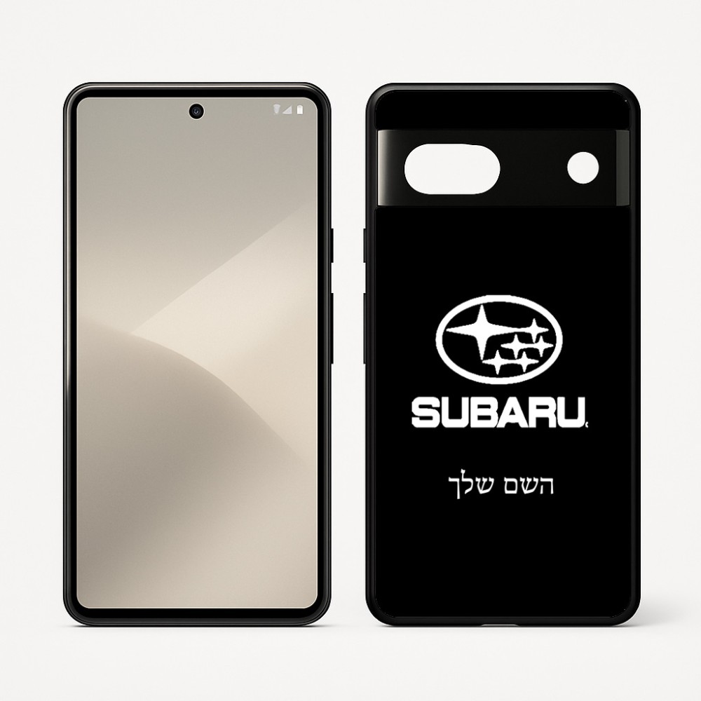 כיסוי בעיצוב אישי עם השם שלך לדגם - Google Pixel 7 5G בעיצוב סובארו