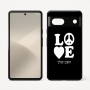 כיסוי בעיצוב אישי עם השם שלך לדגם - Google Pixel 7 5G בעיצוב אהבה