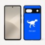 כיסוי בעיצוב אישי עם השם שלך לדגם - Google Pixel 7 5G בעיצוב דינוזאור