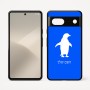 כיסוי בעיצוב אישי עם השם שלך לדגם - Google Pixel 7 5G בעיצוב פינגווין