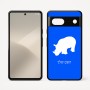 כיסוי בעיצוב אישי עם השם שלך לדגם - Google Pixel 7 5G בעיצוב קרנף