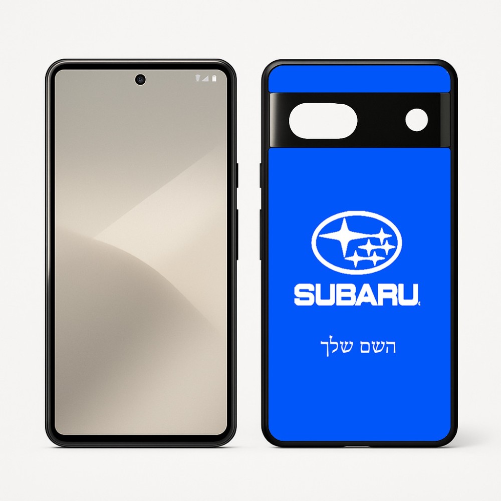 כיסוי בעיצוב אישי עם השם שלך לדגם - Google Pixel 7 5G בעיצוב סובארו