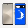 כיסוי בעיצוב אישי עם השם שלך לדגם - Google Pixel 7 5G בעיצוב סירה