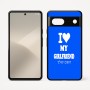 כיסוי בעיצוב אישי עם השם שלך לדגם - Google Pixel 7 5G בעיצוב אוהב את החברה שלי