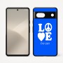 כיסוי בעיצוב אישי עם השם שלך לדגם - Google Pixel 7 5G בעיצוב אהבה