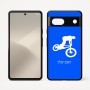 כיסוי בעיצוב אישי עם השם שלך לדגם - Google Pixel 7 5G בעיצוב רוכב אופניים