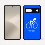 כיסוי בעיצוב אישי עם השם שלך לדגם - Google Pixel 7 5G בעיצוב אופניים אולימפיים