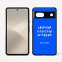 כיסוי בעיצוב אישי עם השם שלך לדגם - Google Pixel 7 5G בעיצוב האלפבית היווני