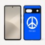 כיסוי בעיצוב אישי עם השם שלך לדגם - Google Pixel 7 5G בעיצוב סמל השלום