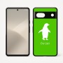 כיסוי בעיצוב אישי עם השם שלך לדגם - Google Pixel 7 5G בעיצוב פינגווין