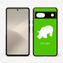 כיסוי בעיצוב אישי עם השם שלך לדגם - Google Pixel 7 5G בעיצוב קרנף