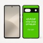 כיסוי בעיצוב אישי עם השם שלך לדגם - Google Pixel 7 5G בעיצוב האלפבית היווני